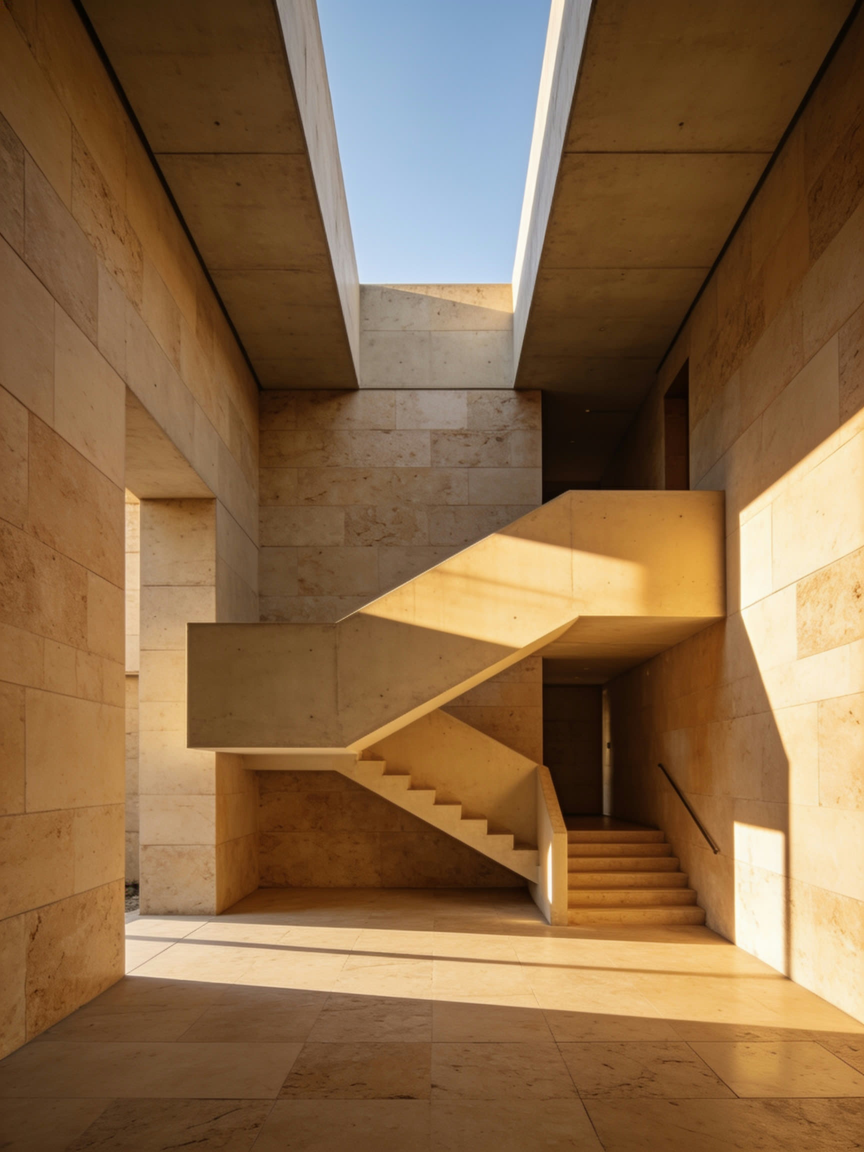The stair is the building's spine.