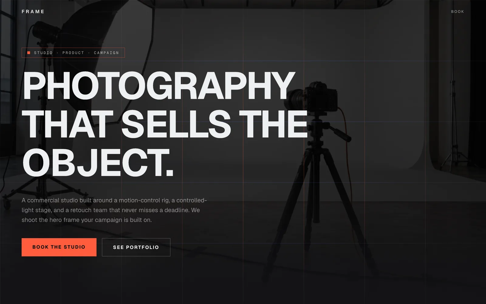 Frame, Studio and commercial photography. Product, still life, and campaign.
